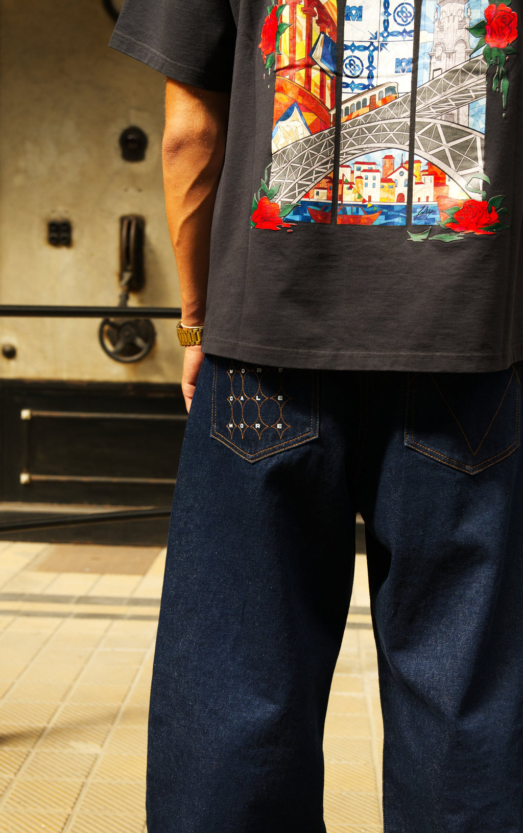Invicta Trousers, back pocket, worn