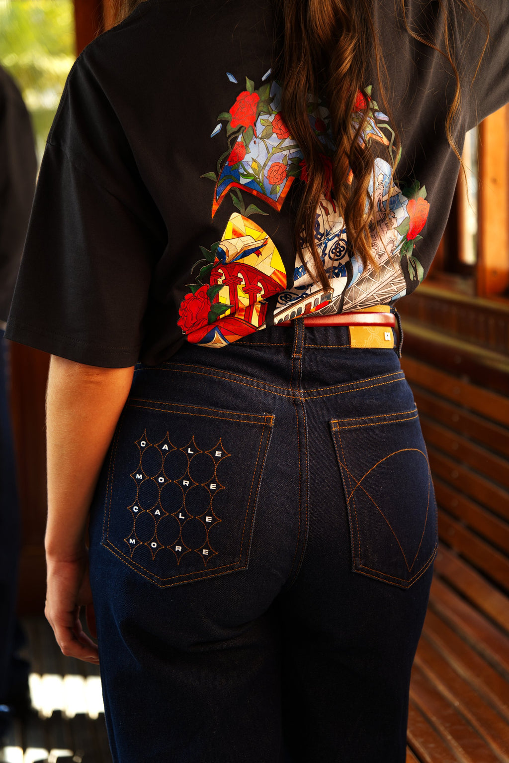 Invicta Trousers, worn, in a Porto tram