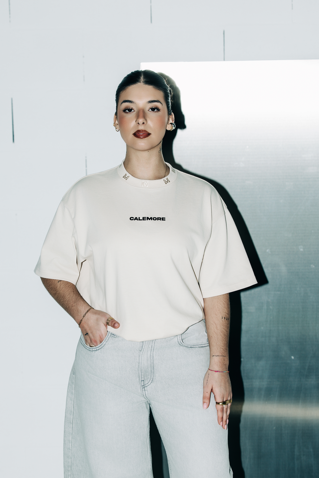 T-SHIRT CALEMORE FROSTED ALMOND