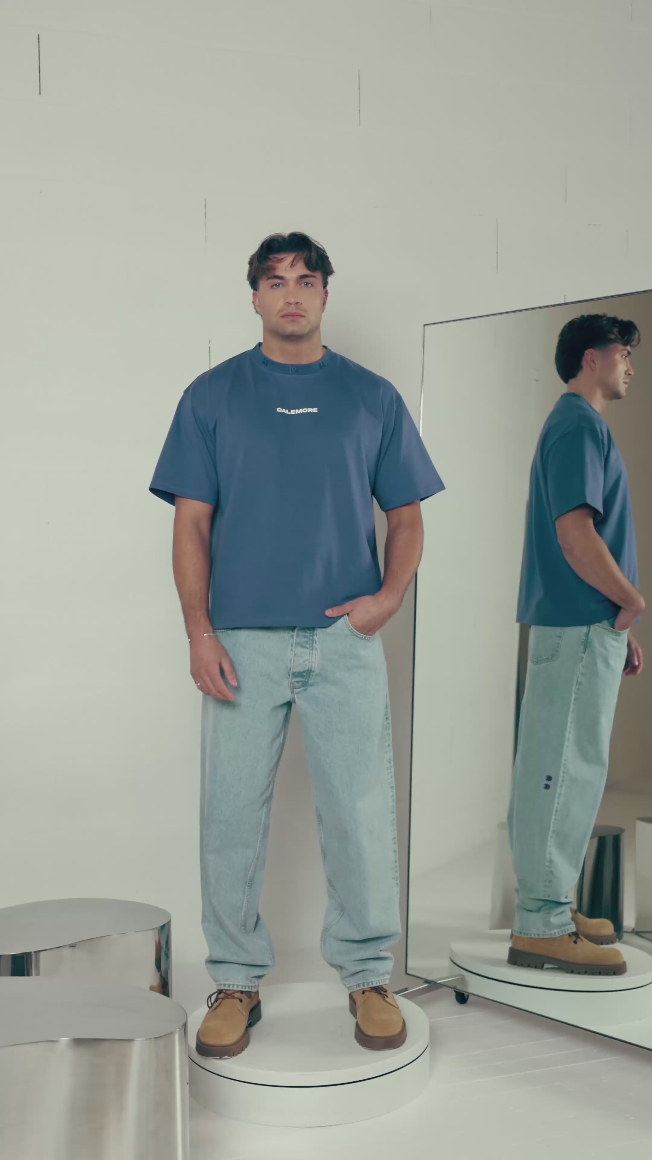 T-SHIRT CALEMORE SKY BLUE