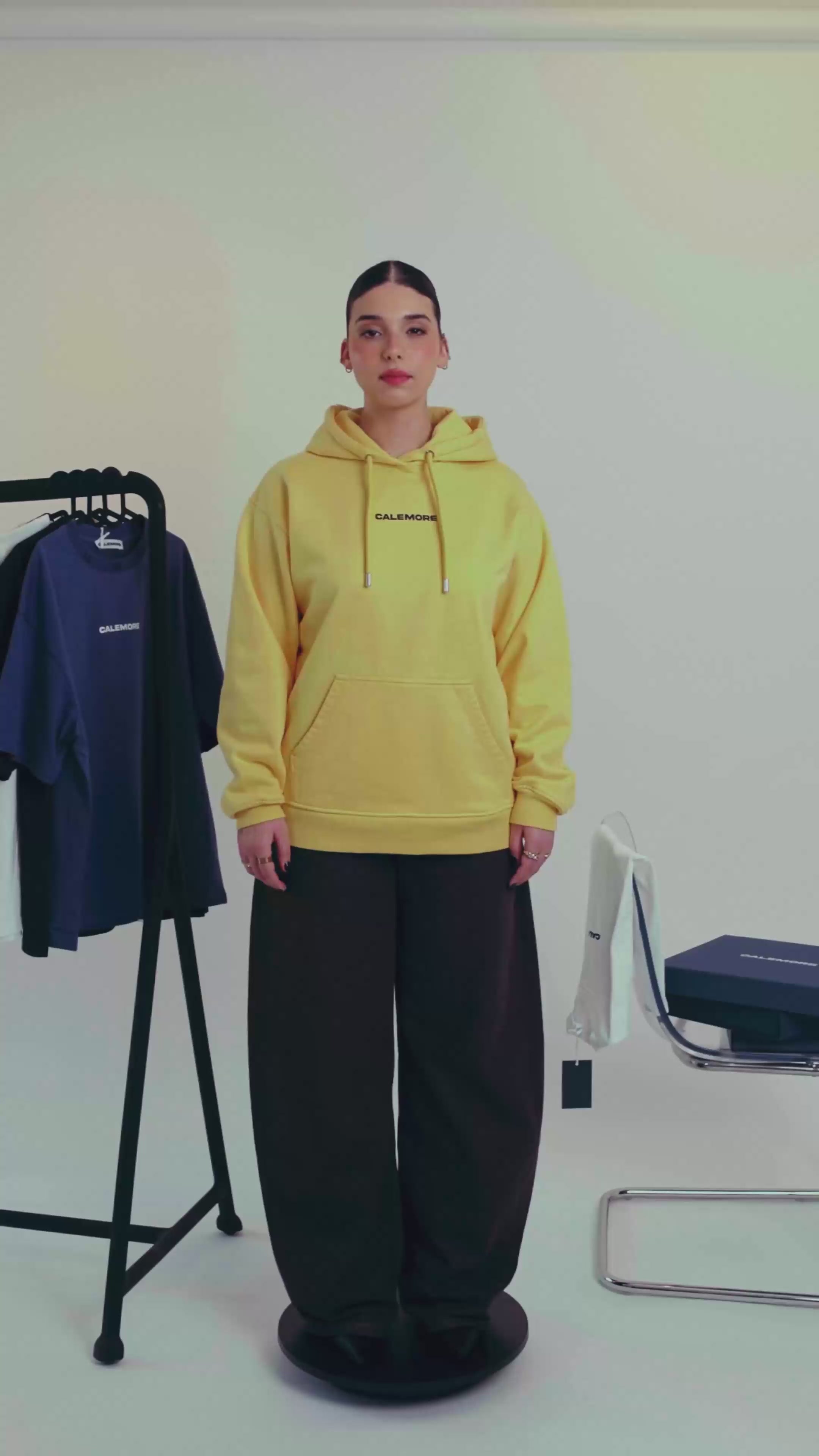 HOODIE CALEMORE LEMON DROP